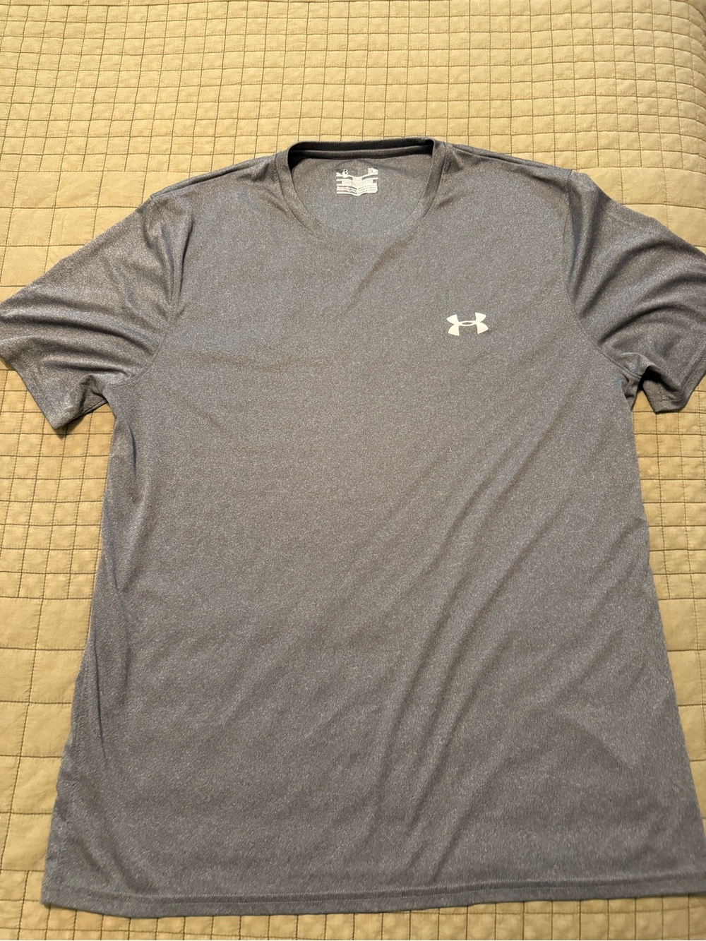 Under Armour Men's Heather Gray Short-Sleeve Performance Tee